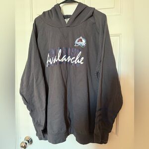 Colorado Avalanche Fanatics dark gray hoodie women’s plus size 2X